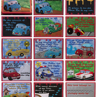 Car Buddies ITH Book 5x7--Set of 14 Designs