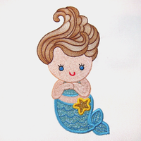 Merry Mermaids 5x7--Set of 10 Designs