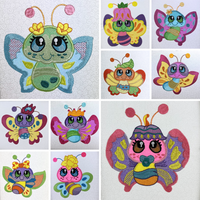 Butterfly Buddies 5x7--Set of 10 Designs