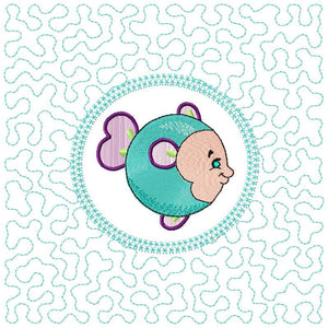 Tiny Bubbles 8x8--Set of 10 Designs