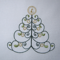 Filigree Christmas Trees--Set of 10 Designs