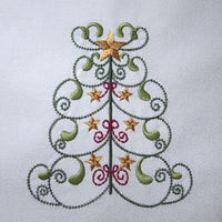Filigree Christmas Trees--Set of 10 Designs
