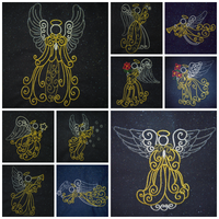 Angels--Set of 10 Designs