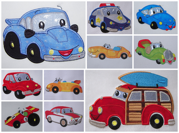 Unisex Middle School Children's With Embroidered Engineering Car