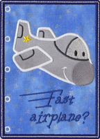 Airplane Adventures ITH Book 5x7--Set of 13 Designs
