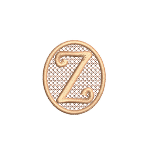Elegant Embossed Alphabet 2x2--Set of 26 Designs