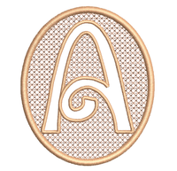 Elegant Embossed Alphabet 4x4--Set of 26 Designs
