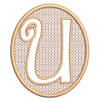 Elegant Embossed Alphabet 4x4--Set of 26 Designs